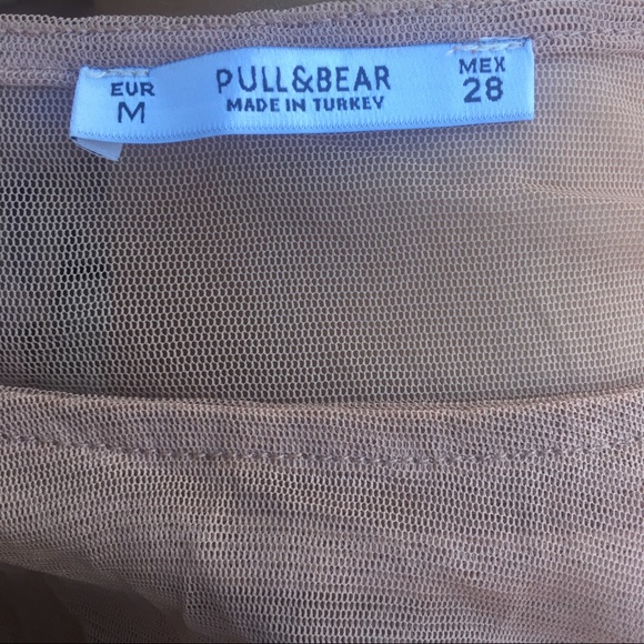 Pull & Bear Sheer Longsleeve Blouse - Picture 4 of 6